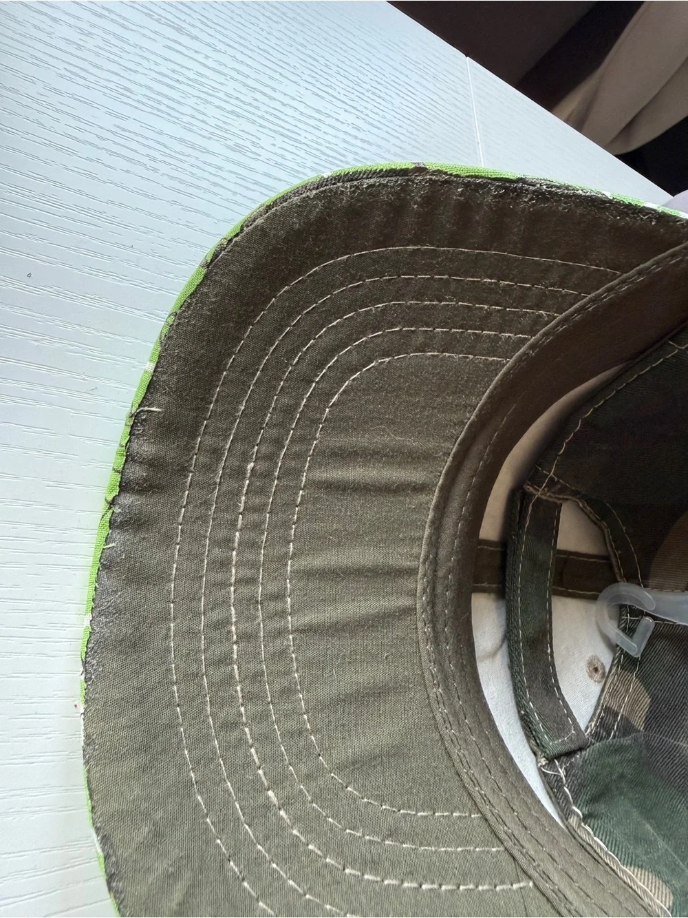 Green Leaf Butterfly Hat Baseball Cap Adjustable Back one size